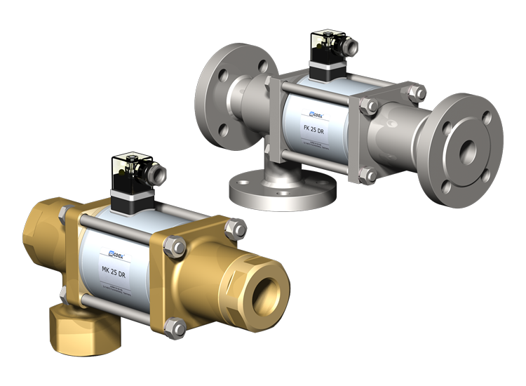 3/2 Way coaxial Direct Acting Valves